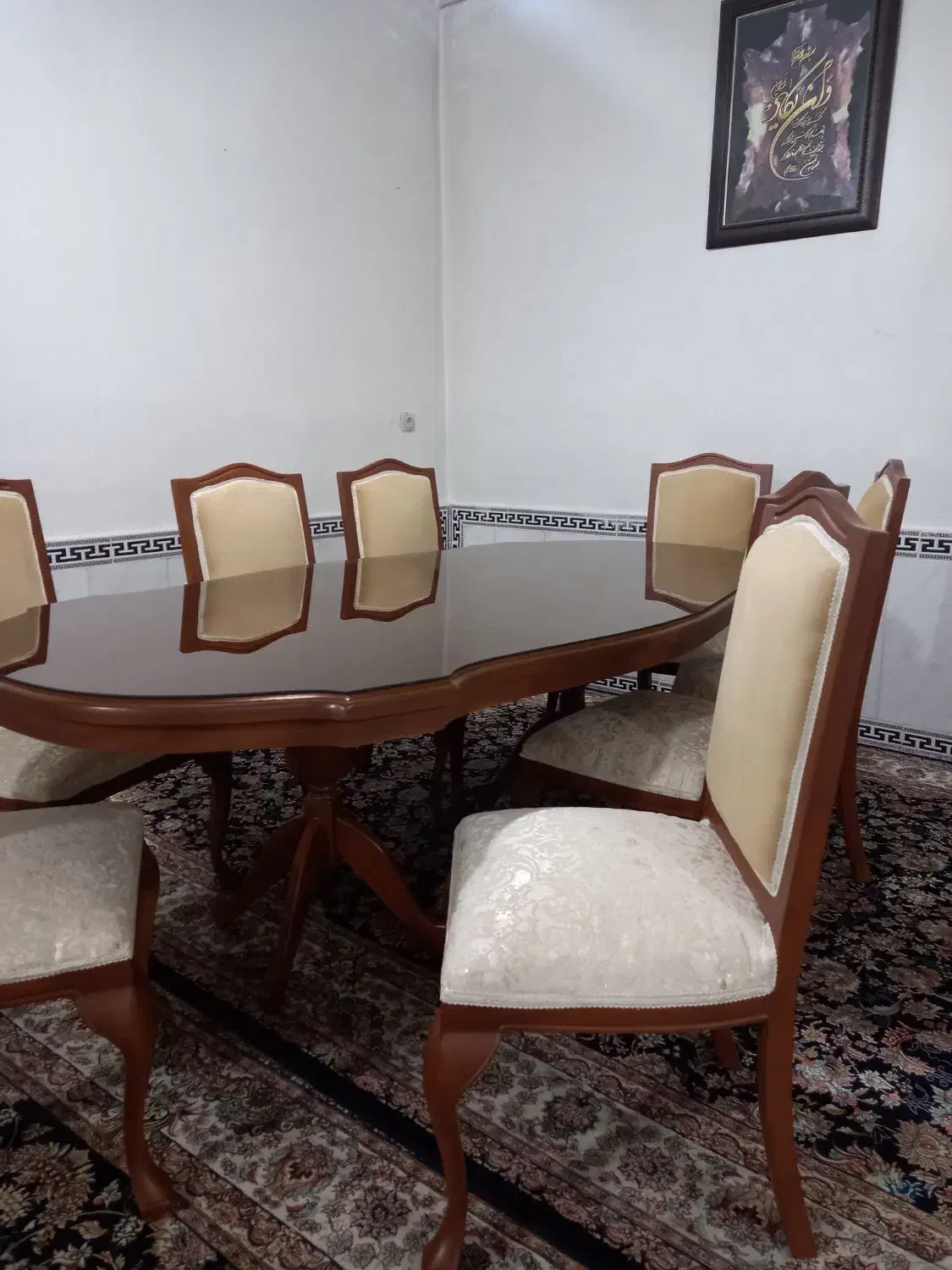 میز ناهار خوری ۸ نفره|مبلمان خانگی و میز عسلی|خرمآباد, |دیوار