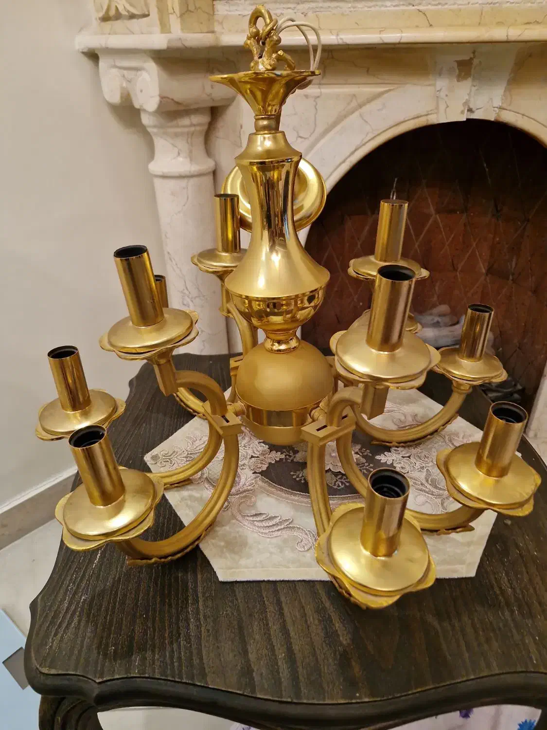 لوستر دوازده شاخه|لوستر و چراغ آویز|تهران, جنت‌آباد مرکزی|دیوار