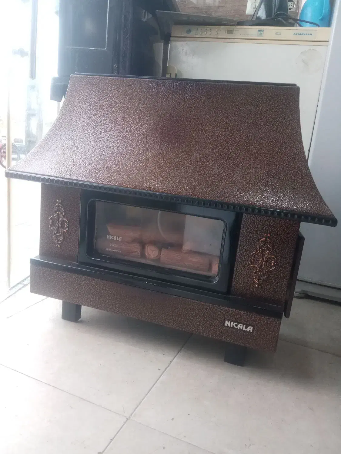 بخاری شومینه نیک کالا|بخاری، هیتر، شومینه|رامسر, |دیوار