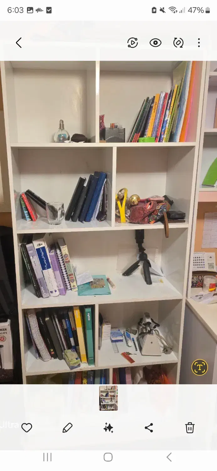 کتابخانه جنس mdf ابعاد ۲متر در ۷۵ سانت|کتابخانه، شلف، قفسههای دیواری|تهران, اختیاریه|دیوار