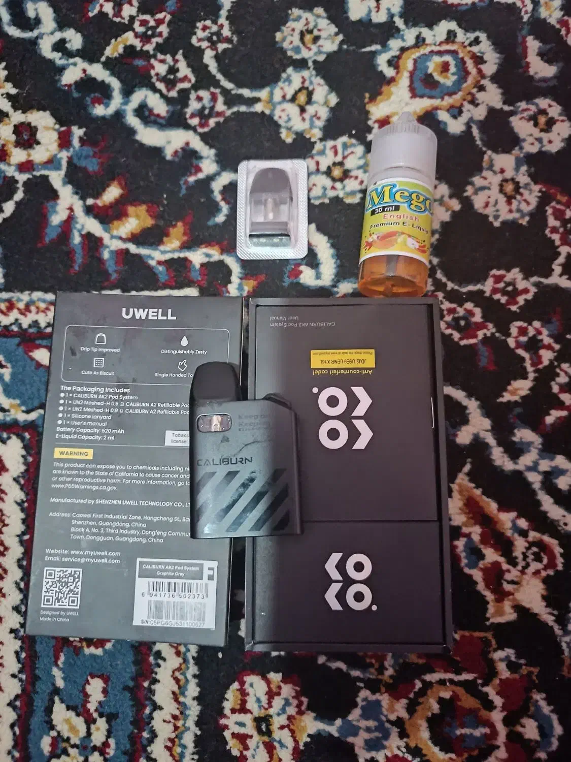 ویپ پاد اصلی Caliburn|زیورآلات و اکسسوری|بندر ماهشهر, |دیوار