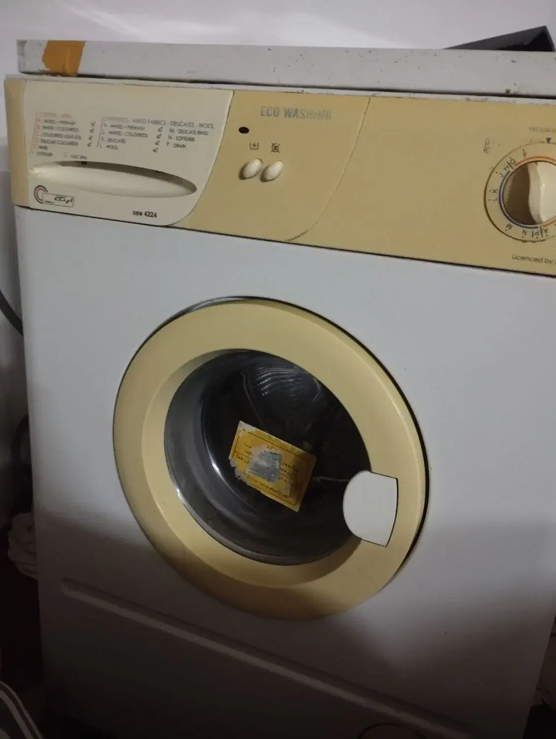 یک عدد لباسشویی با مارک eco washing ایتالیایی|ماشین لباسشویی و خشک‌کن لباس|اسلام‌شهر, شهرک قائمیه|دیوار