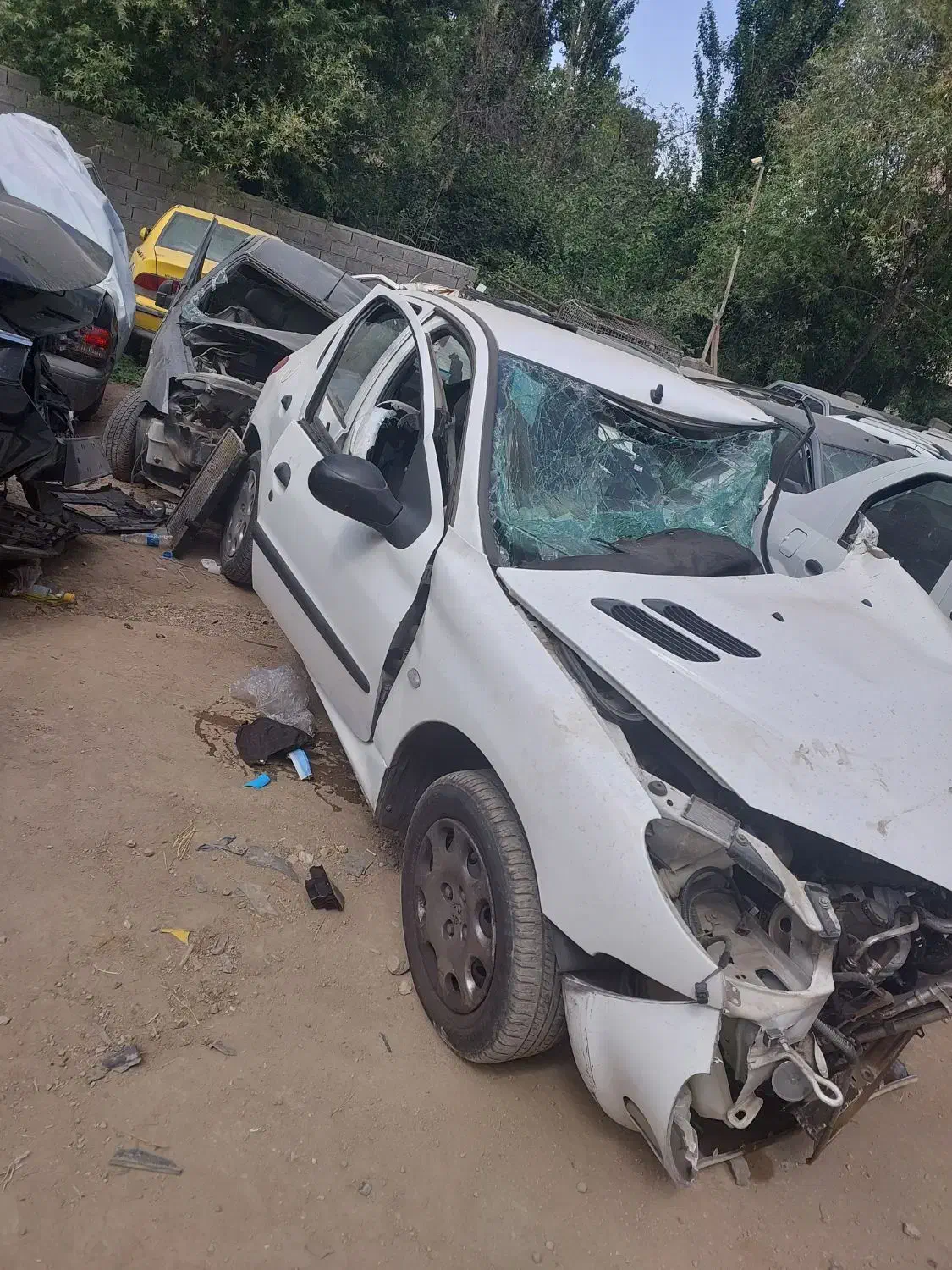 ۲۰۶ تیپ ۲ مدل ۱۳۹۶ سفید|خودرو سواری و وانت|رینه, |دیوار