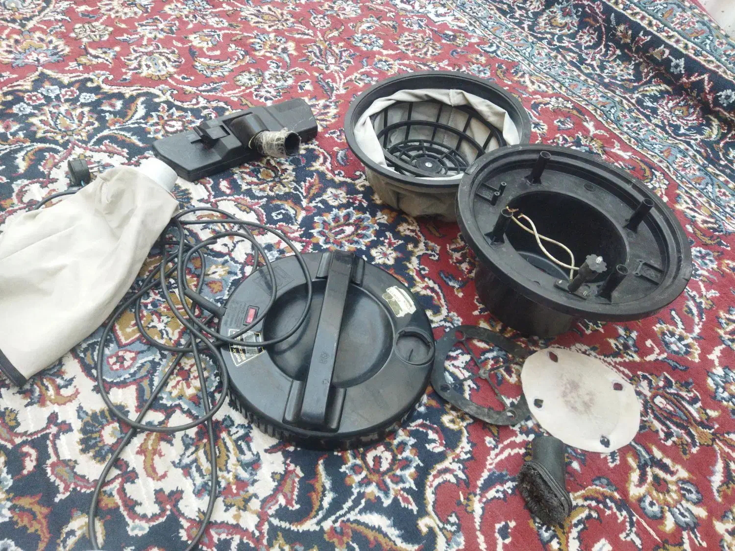بدنه جارو برقی سطلی نیکتا 17کیلویی|جاروبرقی، جارو شارژی، بخارشو|شیراز, تحویلی|دیوار