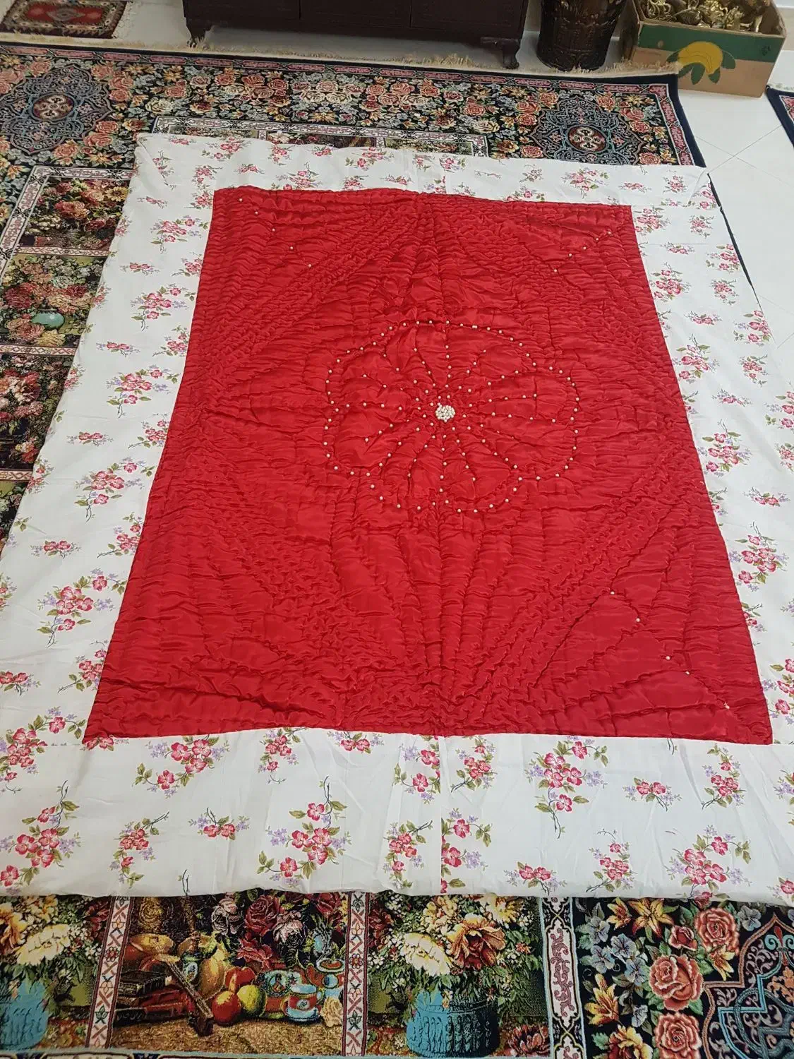 لحاف دست دوز|رختخواب، بالش، پتو|قم, انسجام|دیوار