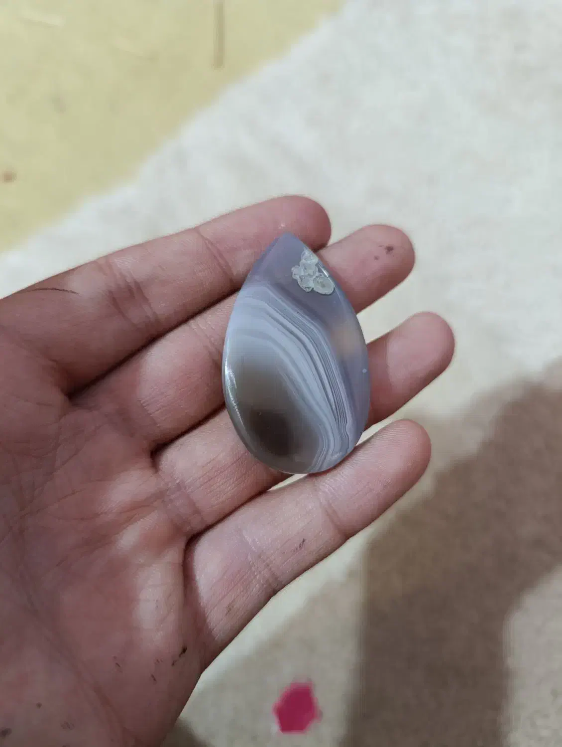 نگین گردنبند زیبا عقیق دو رنگ|جواهرات|رفسنجان, |دیوار