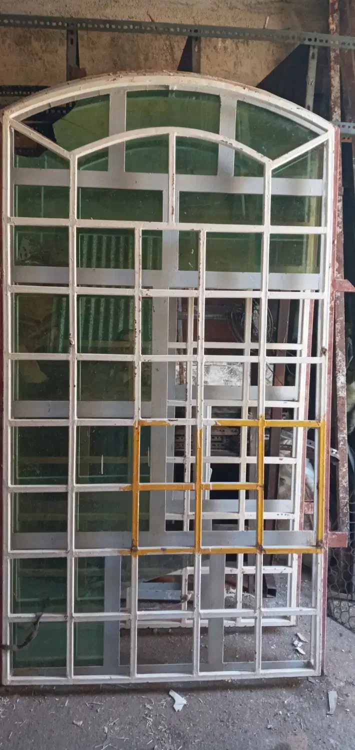 دوعدد پنجره ابعاد ۱۱۰×۲متر|مصالح و تجهیزات ساختمان|رومشکان, |دیوار