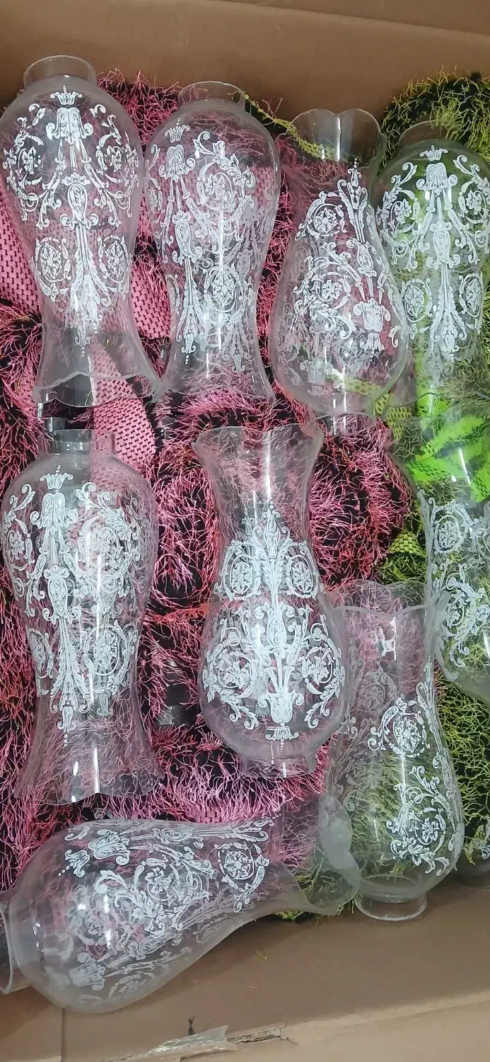 تعداد۴۵ عدد لاله لوستر شاه عباسی کیریستالی طرح دار|لوستر و چراغ آویز|مشهد, گلشور|دیوار