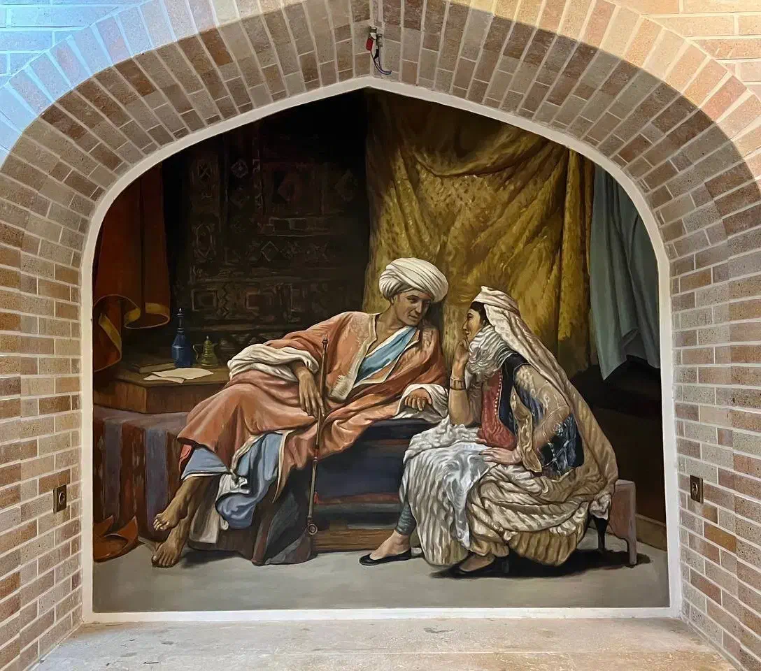 نقاشی دیواری ، نقاشی دکوراتیو و مدرن، پتینه|خدمات پیشه و مهارت|لاهیجان, کوی خزر|دیوار