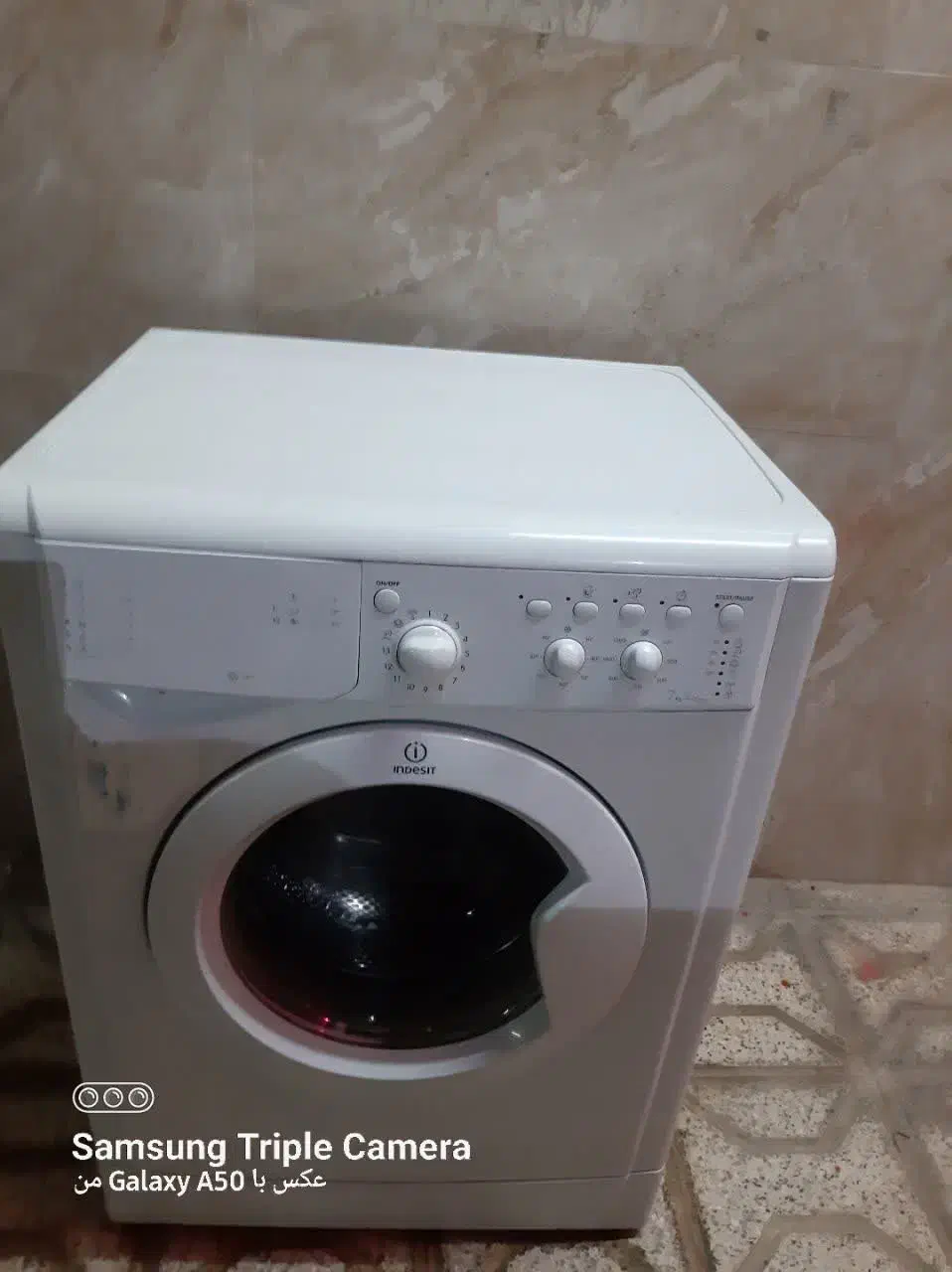 لباسشویی تمام اتومات هفت کیلویی ایندزیت|ماشین لباسشویی و خشککن لباس|مشهد, کارمندان دوم|دیوار