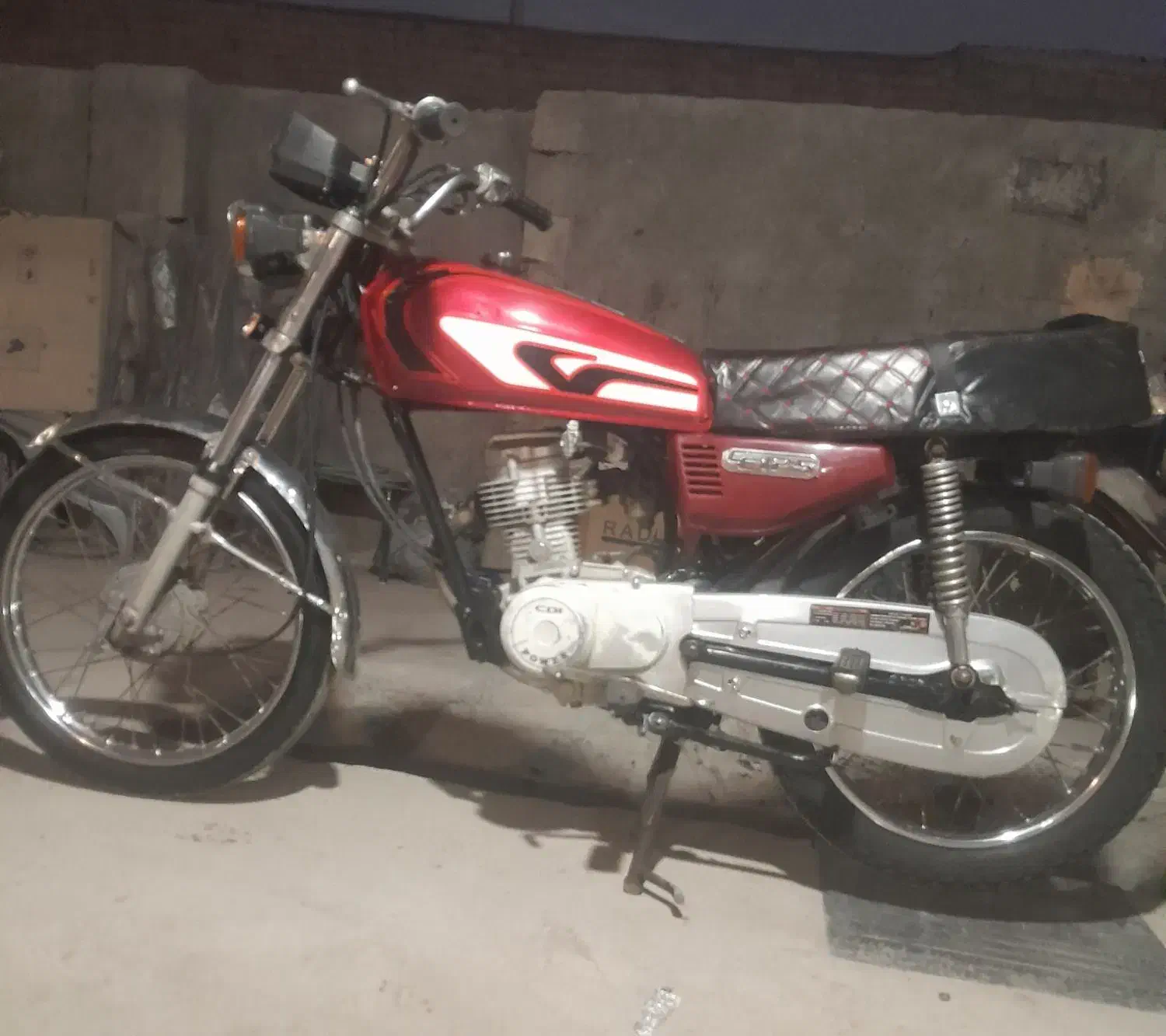 موتور هندا ۱۲۵  مزایده|موتورسیکلت|جیرفت, |دیوار