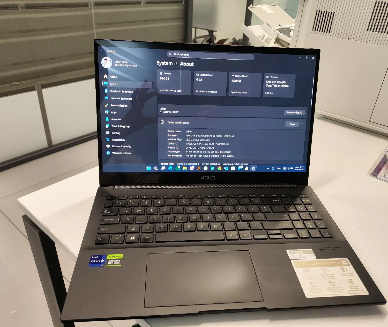 لپ تاپ Q540VJ ایسوس - Ce iH GB B|رایانه همراه|تهران, سعادت‌آباد|دیوار