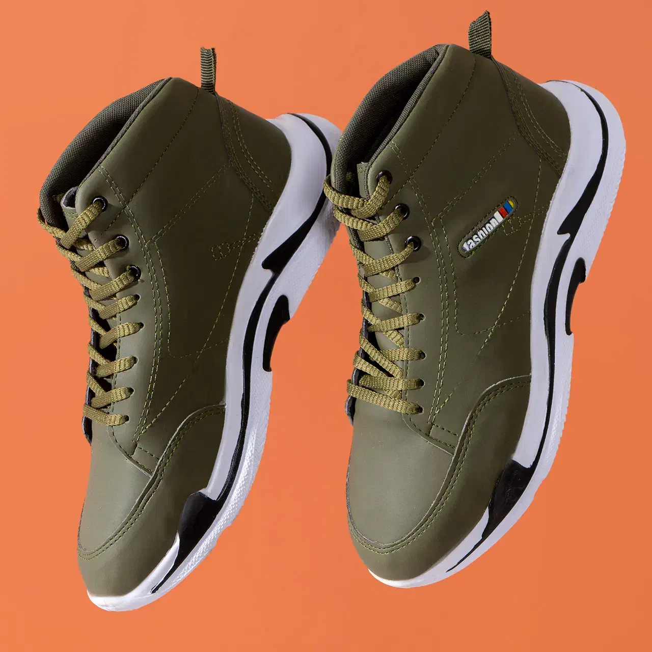 کفش ساقدار مردانه زیتونی مدل EMTO|کیف، کفش، کمربند|گرگان, |دیوار