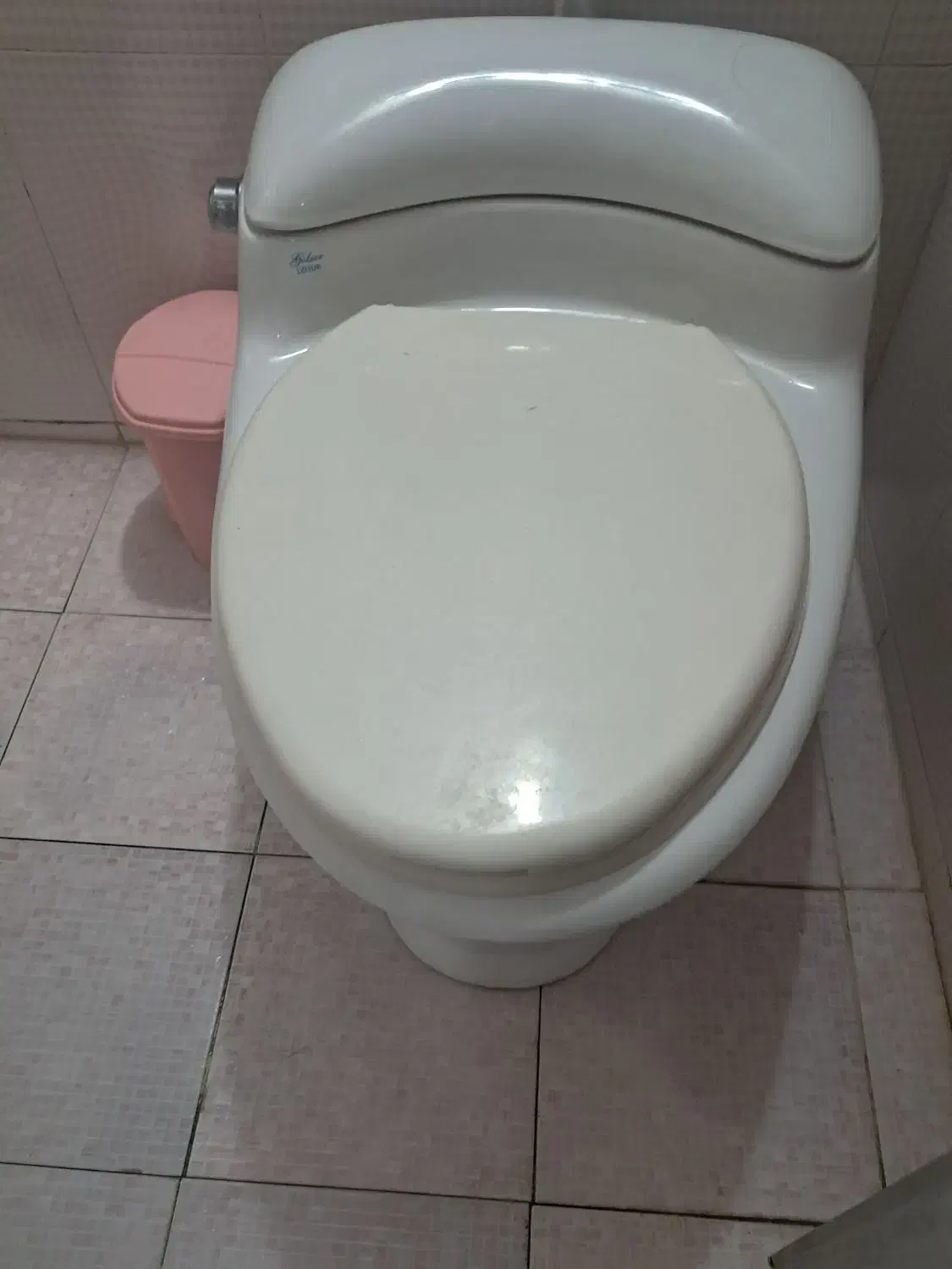 توالت فرنگی سالم وتمیزبادرنو|لوازم سرویس بهداشتی|فولادشهر, A3|دیوار