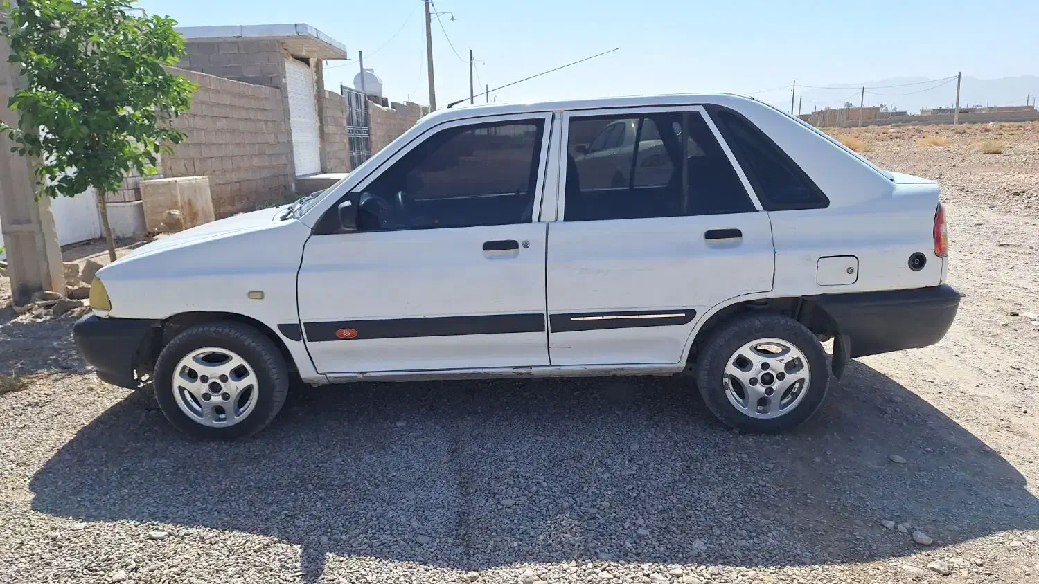 پراید۱۴۱ سفید شاسی پلمپ بدون ترک|خودرو سواری و وانت|قطرویه, |دیوار