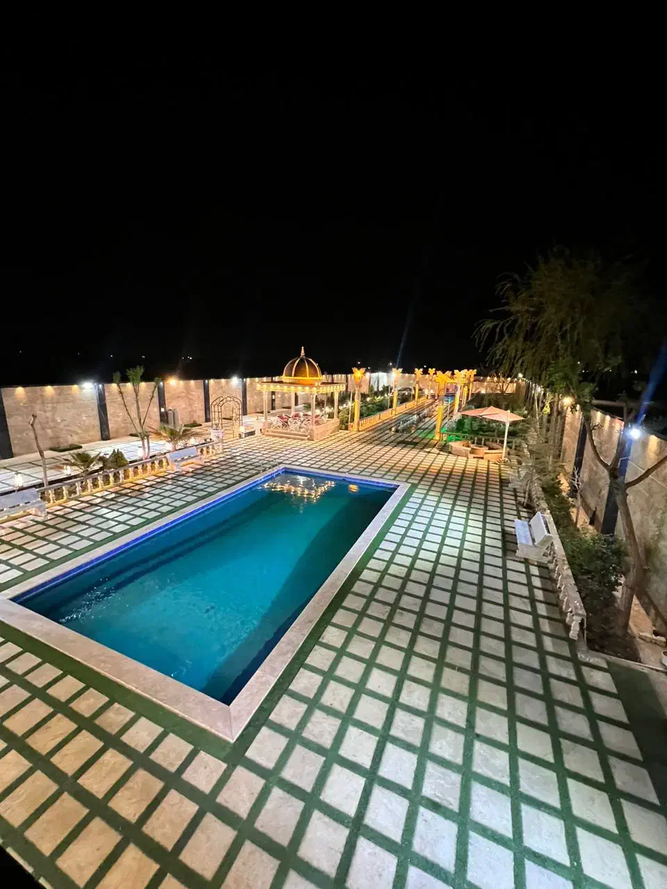 اجاره باغ ویلا استخرآبگرم ۳ خوابه|اجارهٔ کوتاه‌مدت ویلا و باغ|اصفهان, زیار|دیوار