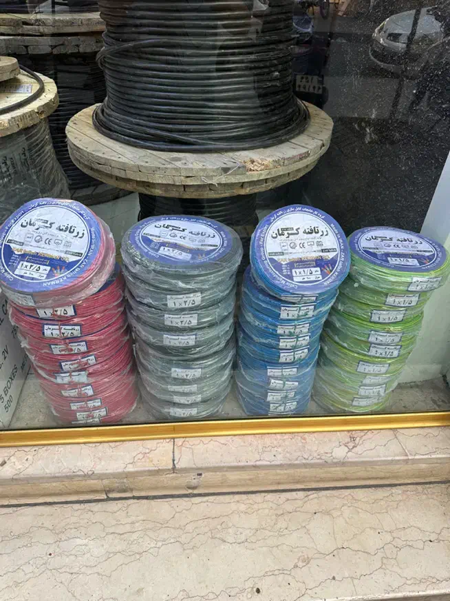 سیم افشان ۱.۵ و ۲.۵ زرتافته کرمان|مصالح و تجهیزات ساختمان|تهران, فردوسی|دیوار