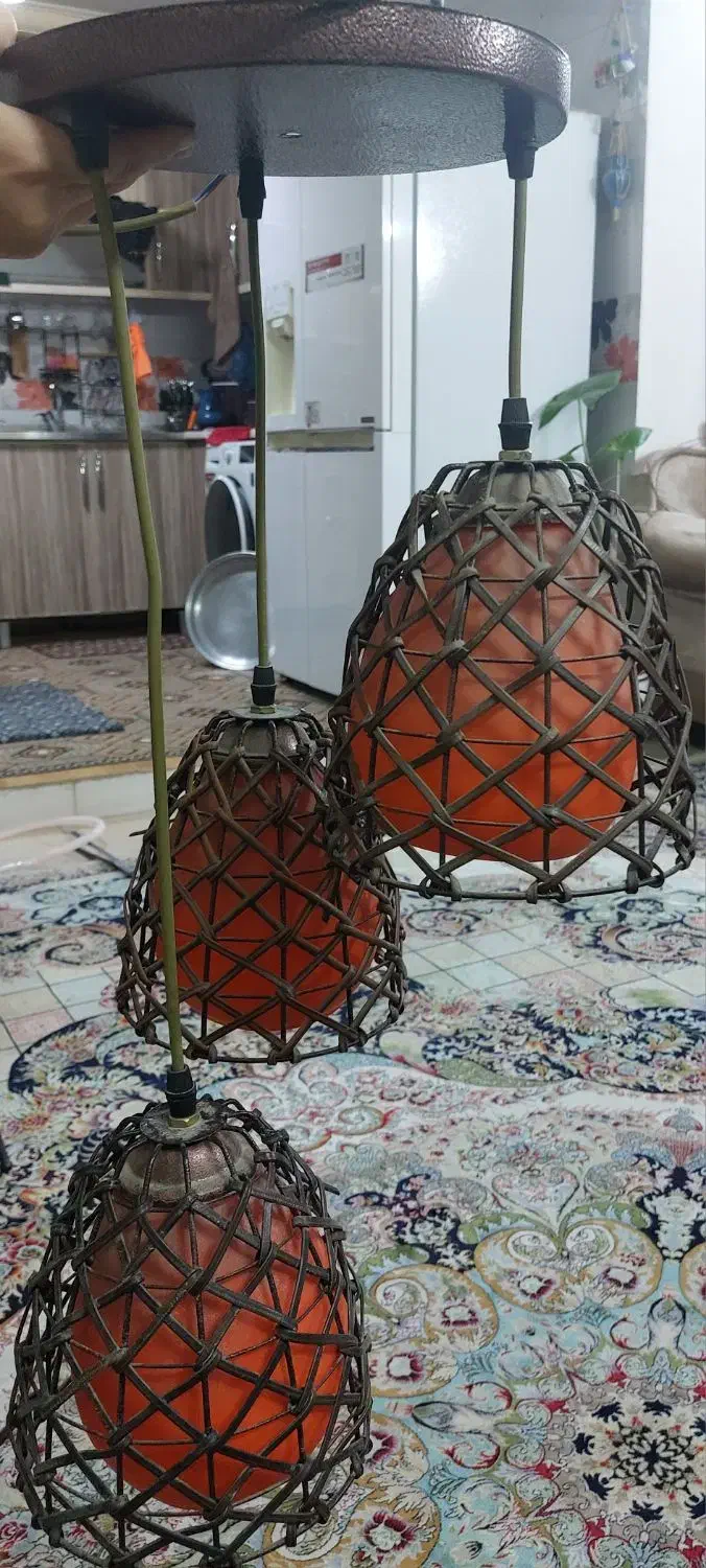 فروش دوعدد لوستر|لوستر و چراغ آویز|شاهرود, |دیوار