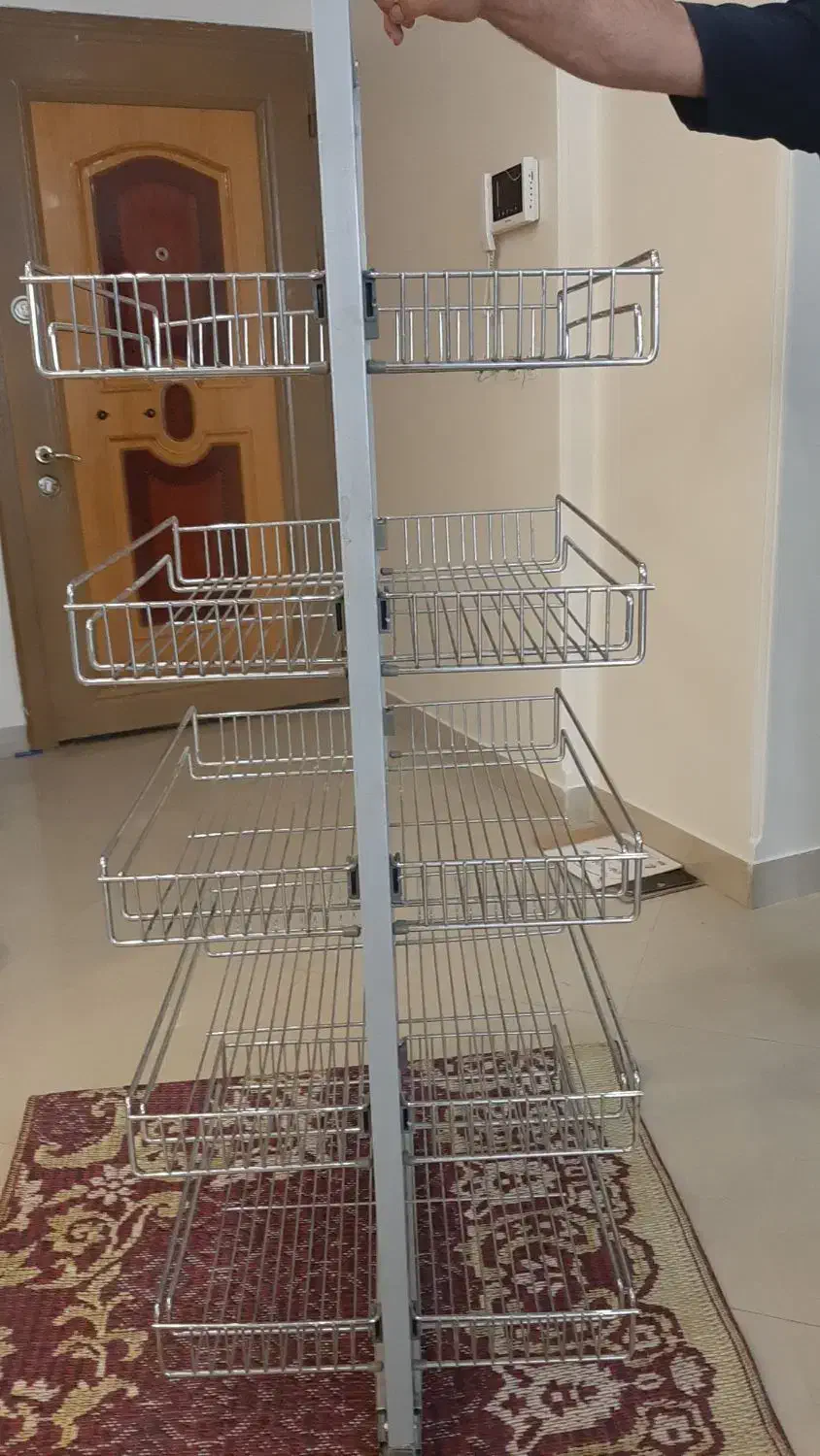 سوپری ریلی کابینت استیل|آب‌چکان و نظم‌دهنده ظروف|تبریز, |دیوار