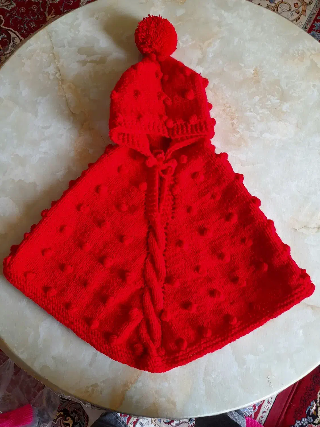 شنل دستبافت بچه گانه|کفش و لباس بچه|فیروزآباد (فارس), |دیوار