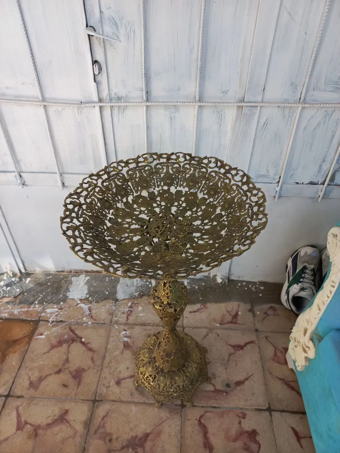 جامیوه ای برنجی|ظروف سرو و پذیرایی|معصومیه, |دیوار