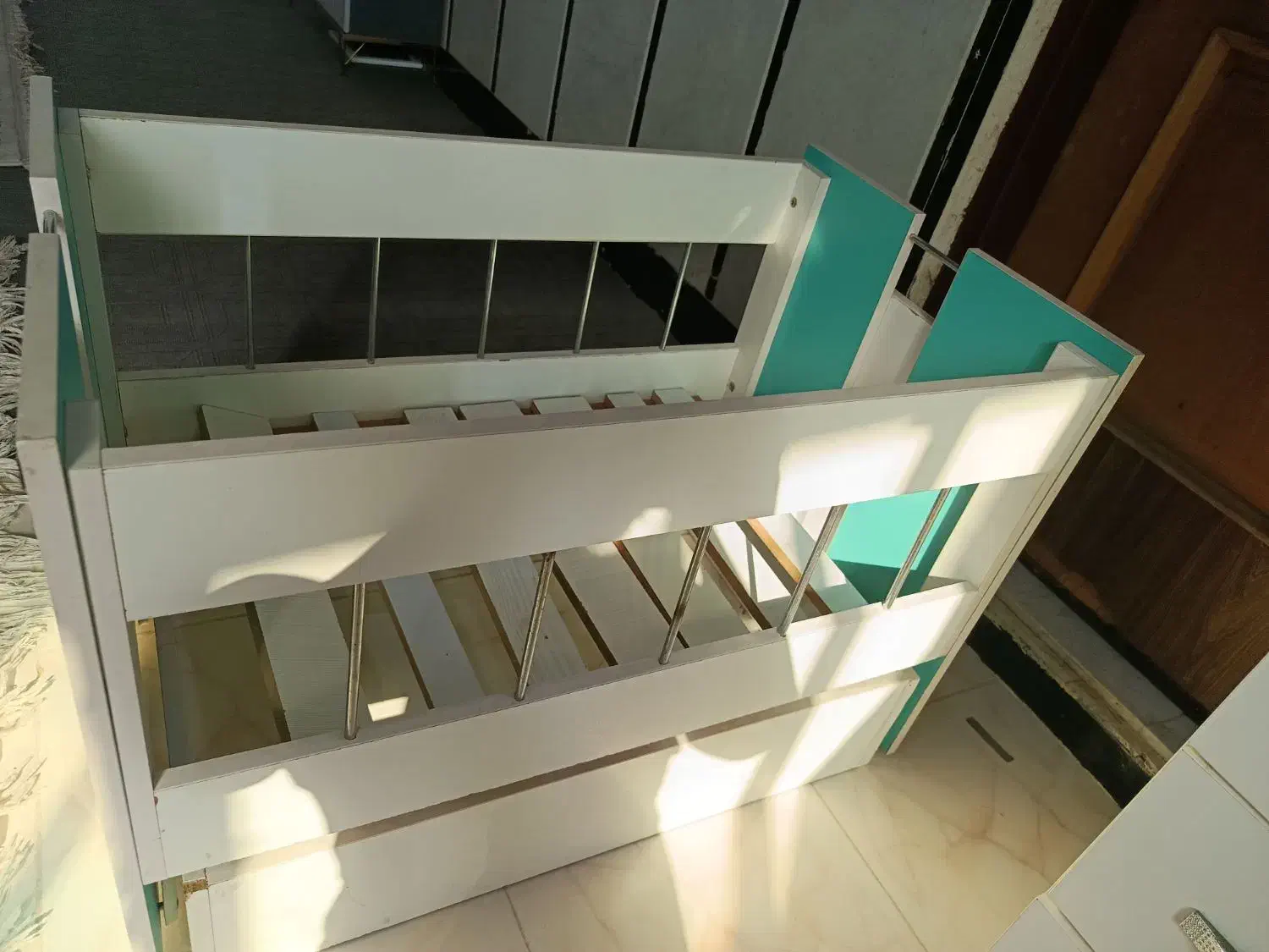 تخت گهواره ای مناسب نوزادی تا ۲سال|اسباب و اثاث بچه|ایذه, |دیوار