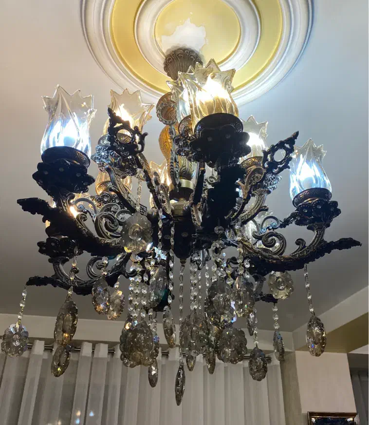 یک جفت لوستر ۱۲ شعله|لوستر و چراغ آویز|کرج, گلشهر|دیوار