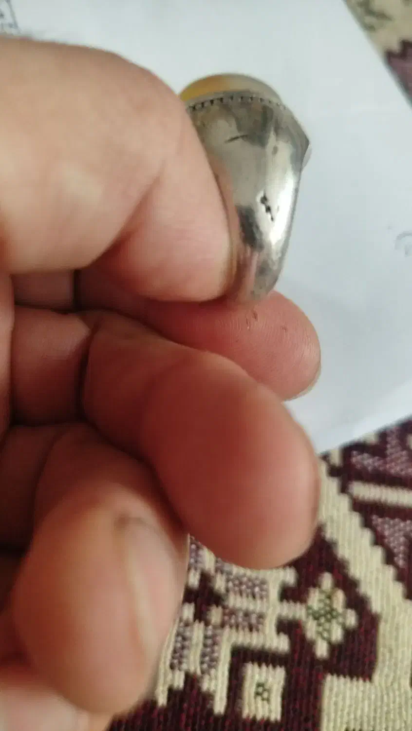 انگشتر نقره عقیق یمنی|جواهرات|تبریز, |دیوار