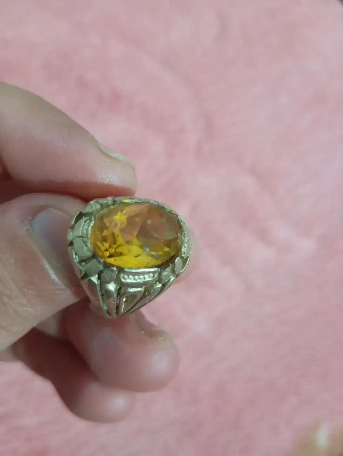 انگشتر یاقوت زرد... عقیق و سیترین هم دارم|جواهرات|شیراز, شهرک گلدشت حافظ‎|دیوار