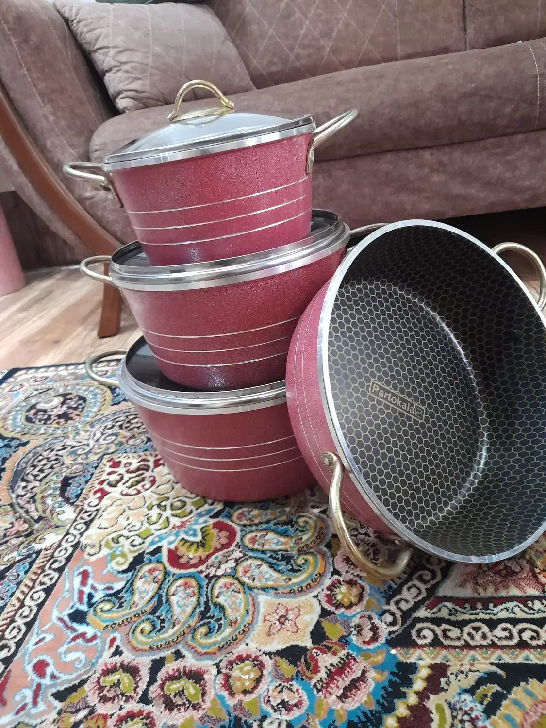 فروش استثنایی ۷ پارچه تفلون|ظروف پخت‌وپز|رشت, تازه آباد|دیوار