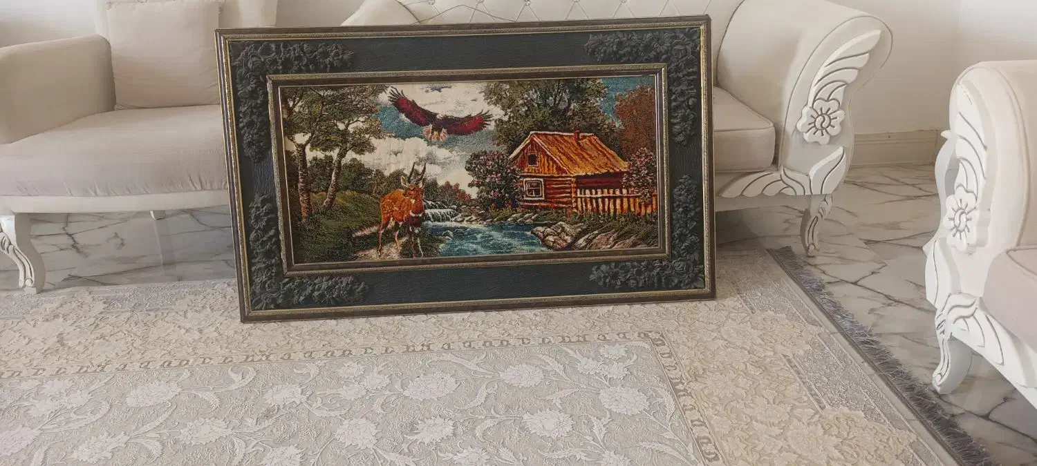 تابلو فرش ماشینی|تابلو فرش|کرمانشاه, |دیوار