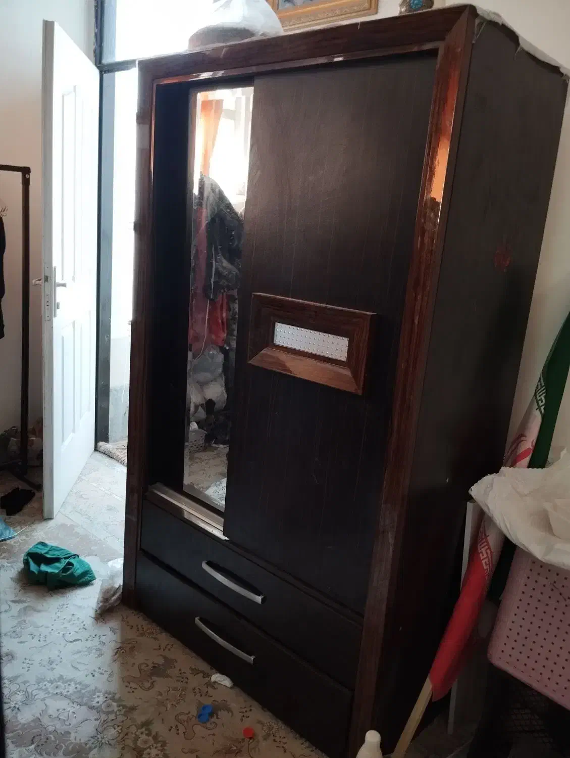 کمد رگال دار چوب اصل|جاکفشی، کمد، دراور|خاش, |دیوار