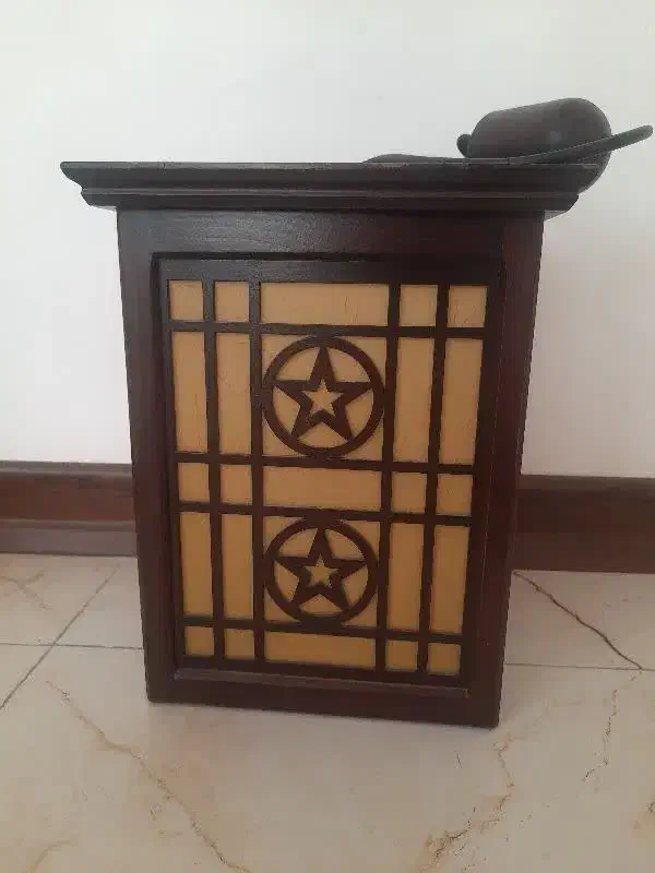 لوستر چوبی نو|لوستر و چراغ آویز|اصفهان, دوطفلان|دیوار