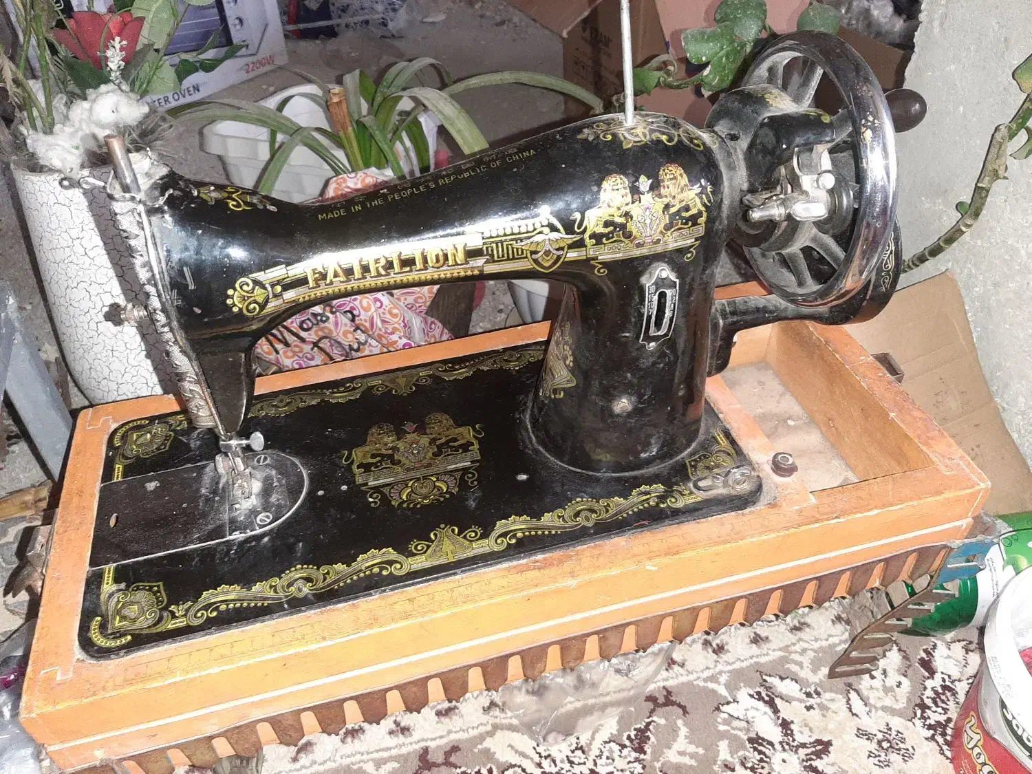 چرخ خیاطی قدیمی|چرخ خیاطی و ریسندگی|نورآباد ممسنی, |دیوار