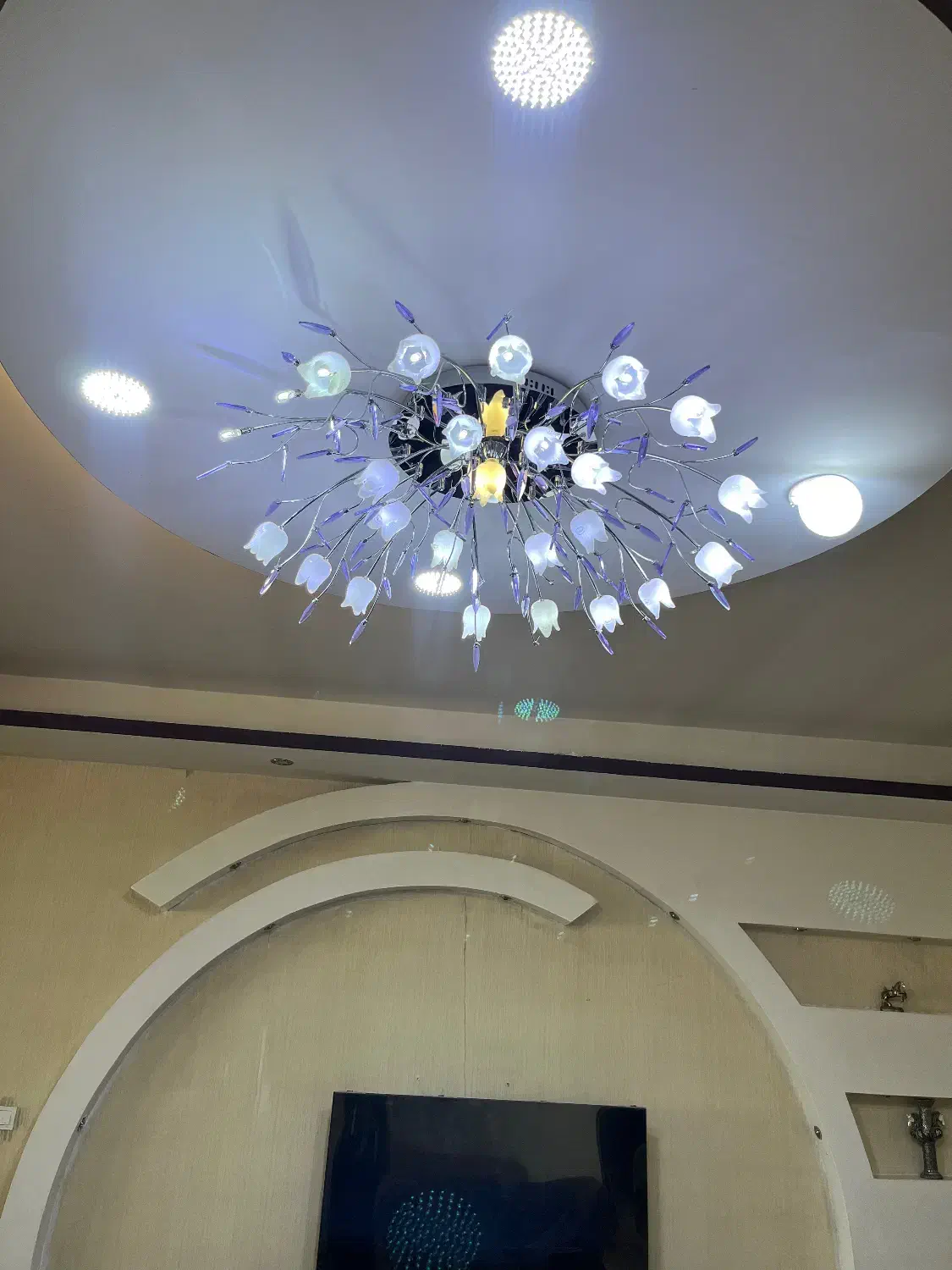 لوستر|لوستر و چراغ آویز|فردیس, فردیس|دیوار