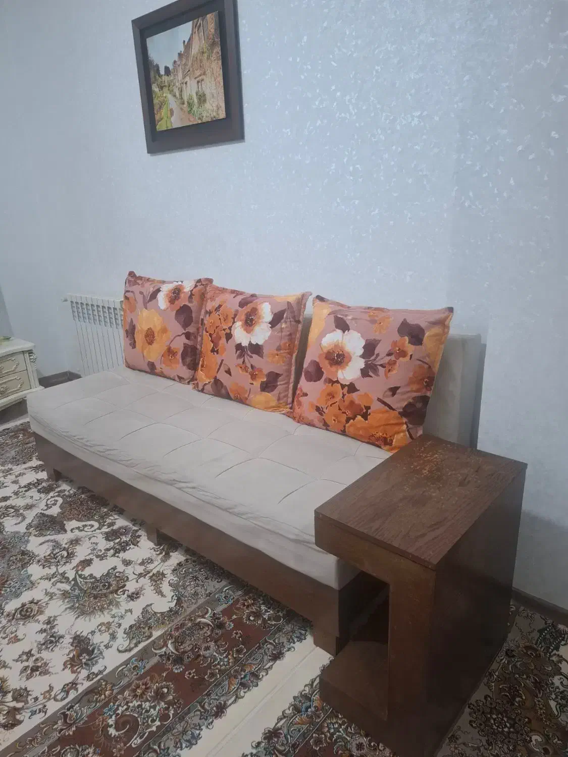 مبل 8 نفره ال با میز وسط و کنج|مبلمان خانگی و میز عسلی|تهران, شاهین|دیوار