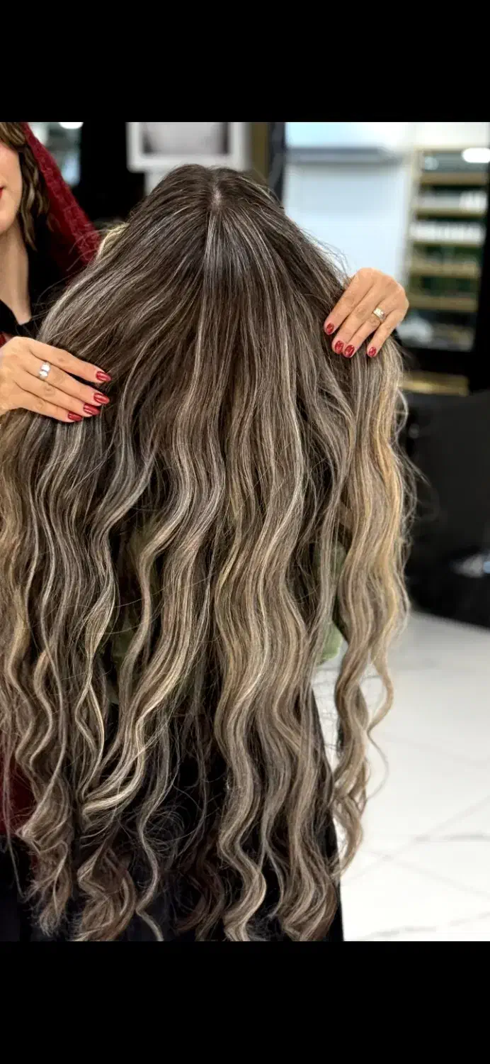 مدل رنگ آمبره بالیاژ لایت|خدمات آرایشگری و زیبایی|هشتگرد, شهرک ولیعصر (مصلی)|دیوار