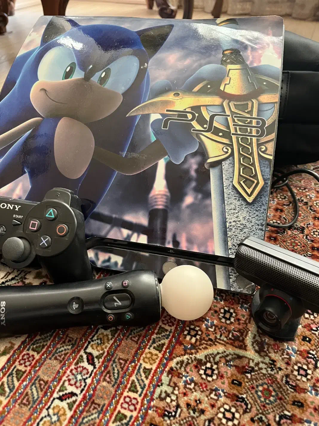 پلی استیشن ۳ همراه با دوربین و بازی مخصوص دوربین|کنسول، بازی ویدئویی و آنلاین|میانه, |دیوار