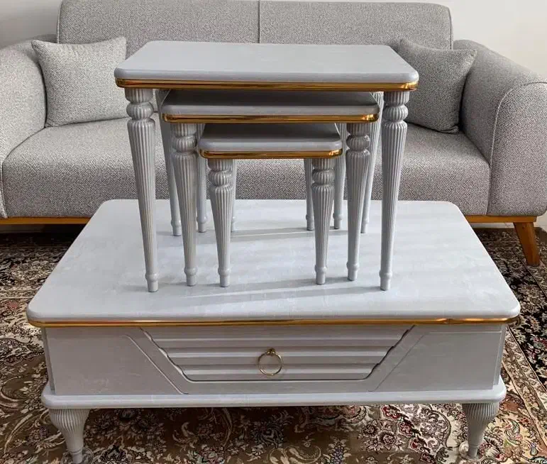 عسلی بزرگ همراه با سه عسلی کوچک|مبلمان خانگی و میز عسلی|گنبد کاووس, |دیوار