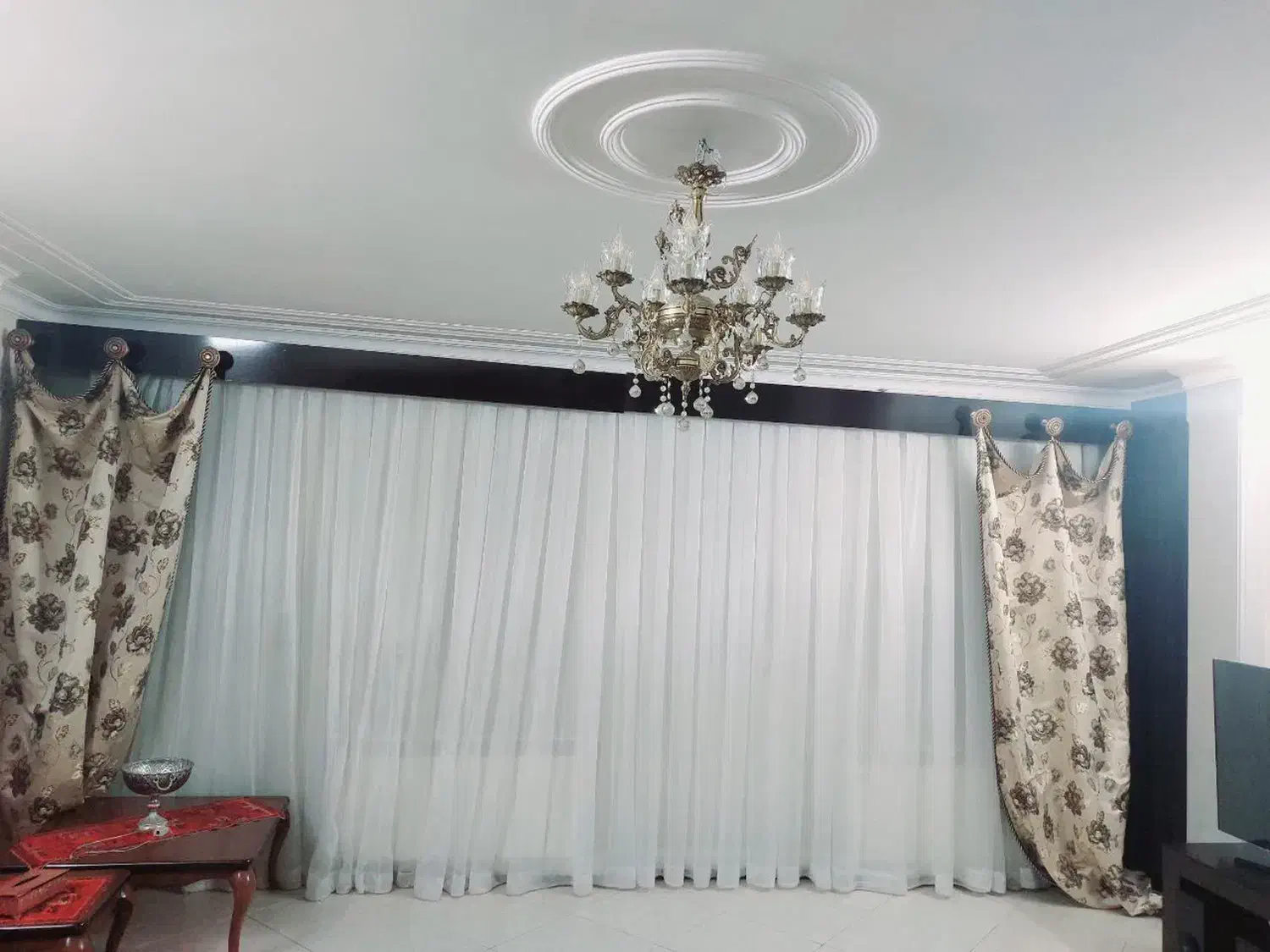 پرده حریر و ....|پرده، رانر، رومیزی|قم, انسجام|دیوار