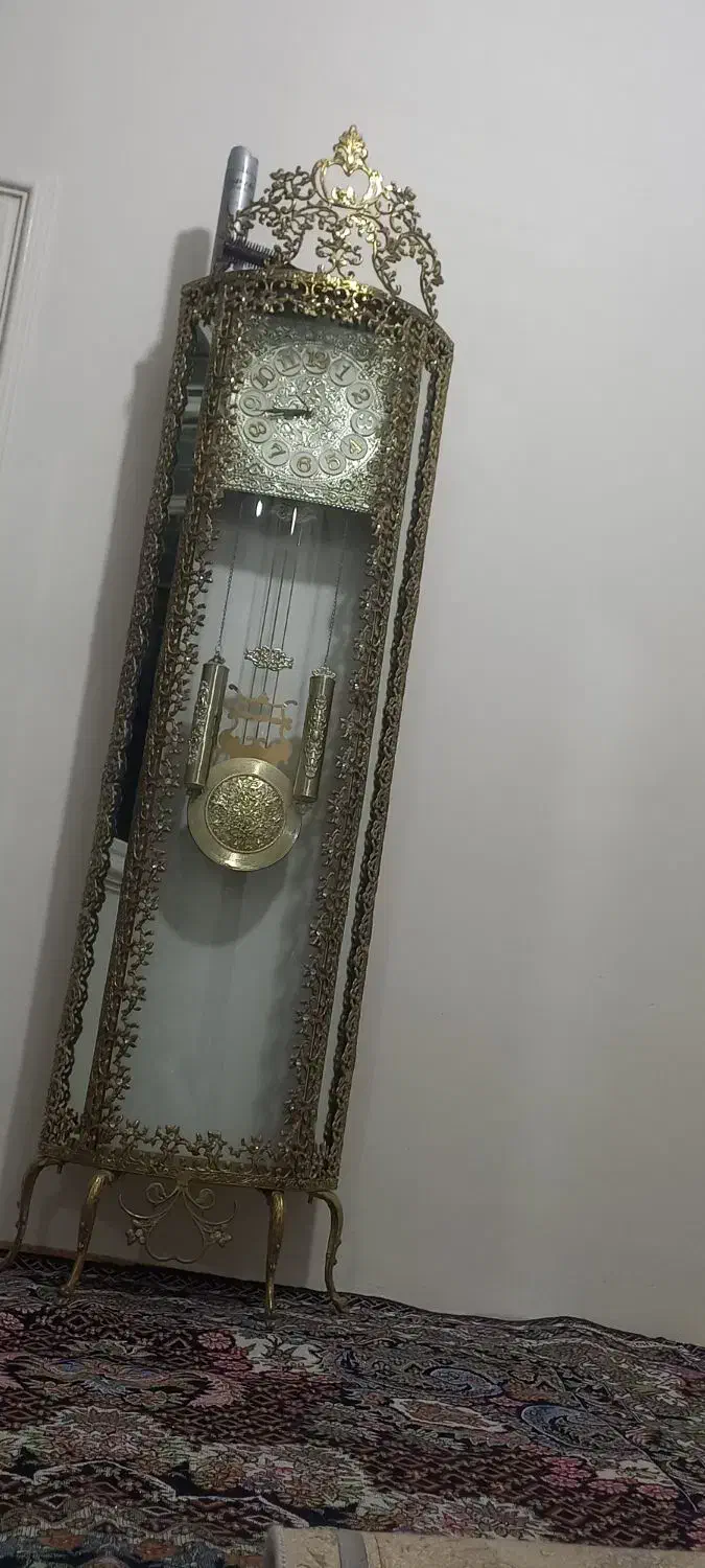 بوفه ساعت ایستاده میزتلوزیون برنز|بوفه، ویترین، کنسول|شهریار, کردزار|دیوار