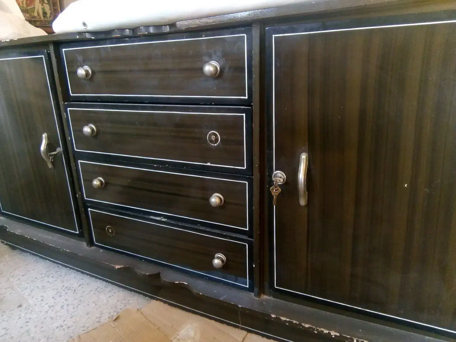 کمد چوبی|جاکفشی، کمد، دراور|شوشتر, |دیوار