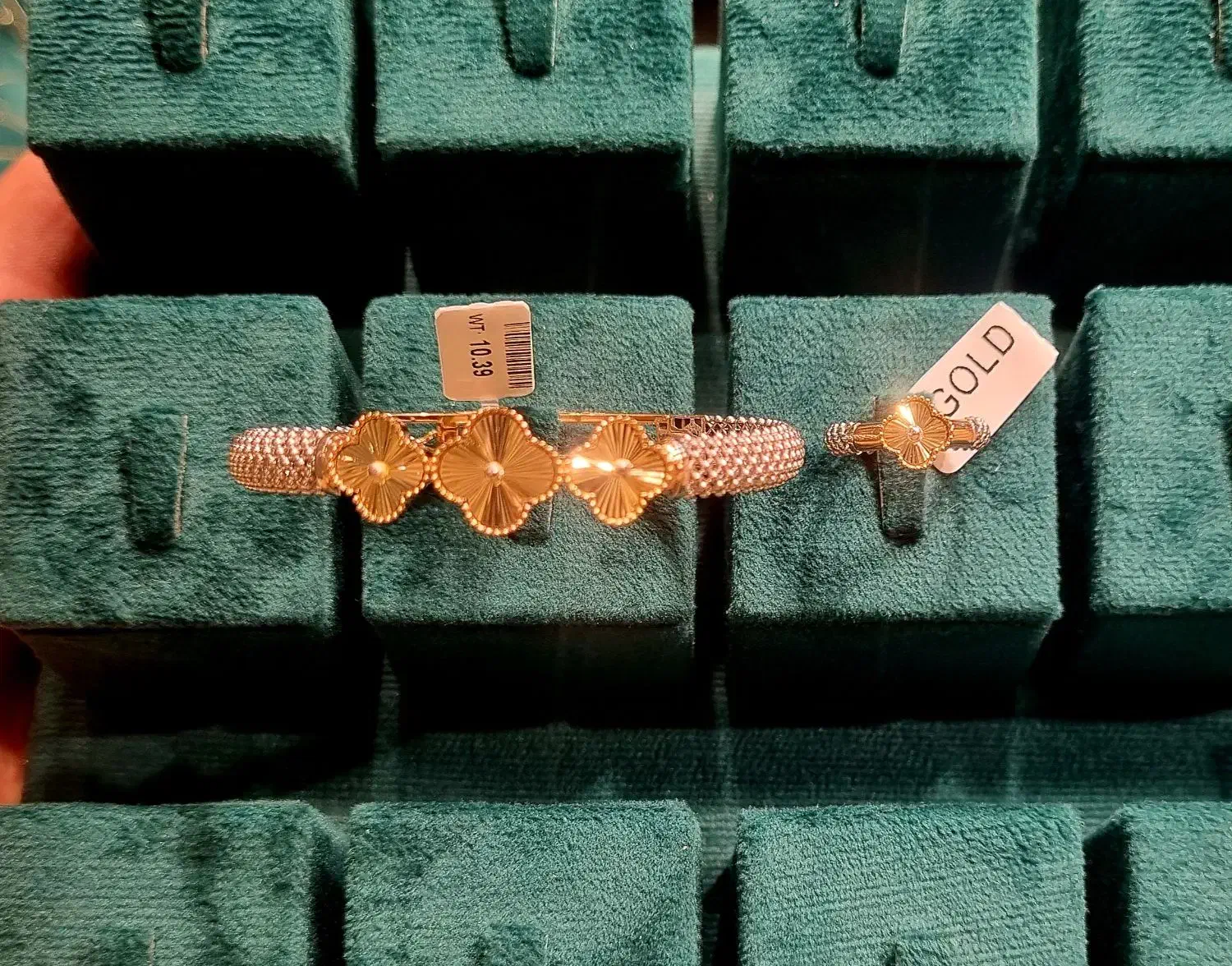 ست بنگل و انگشتر ونکلیف لوکس- فقط ۱۲ درصد|جواهرات|ری, شهرری|دیوار