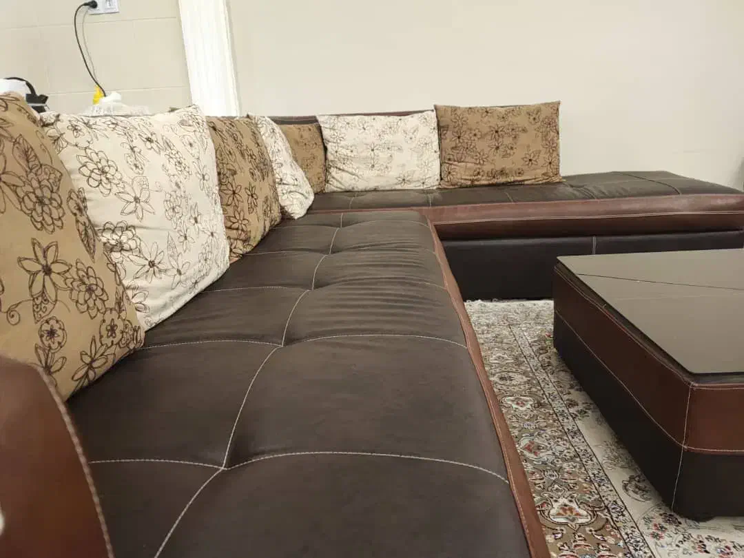 مبل چرم|مبلمان خانگی و میز عسلی|اهواز, شهرک نفت|دیوار