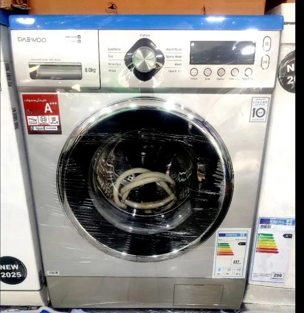 اسنوا ۷ کیلویی و دوو ۷کیلویی در حد نو|ماشین لباسشویی و خشک‌کن لباس|قزوین, |دیوار