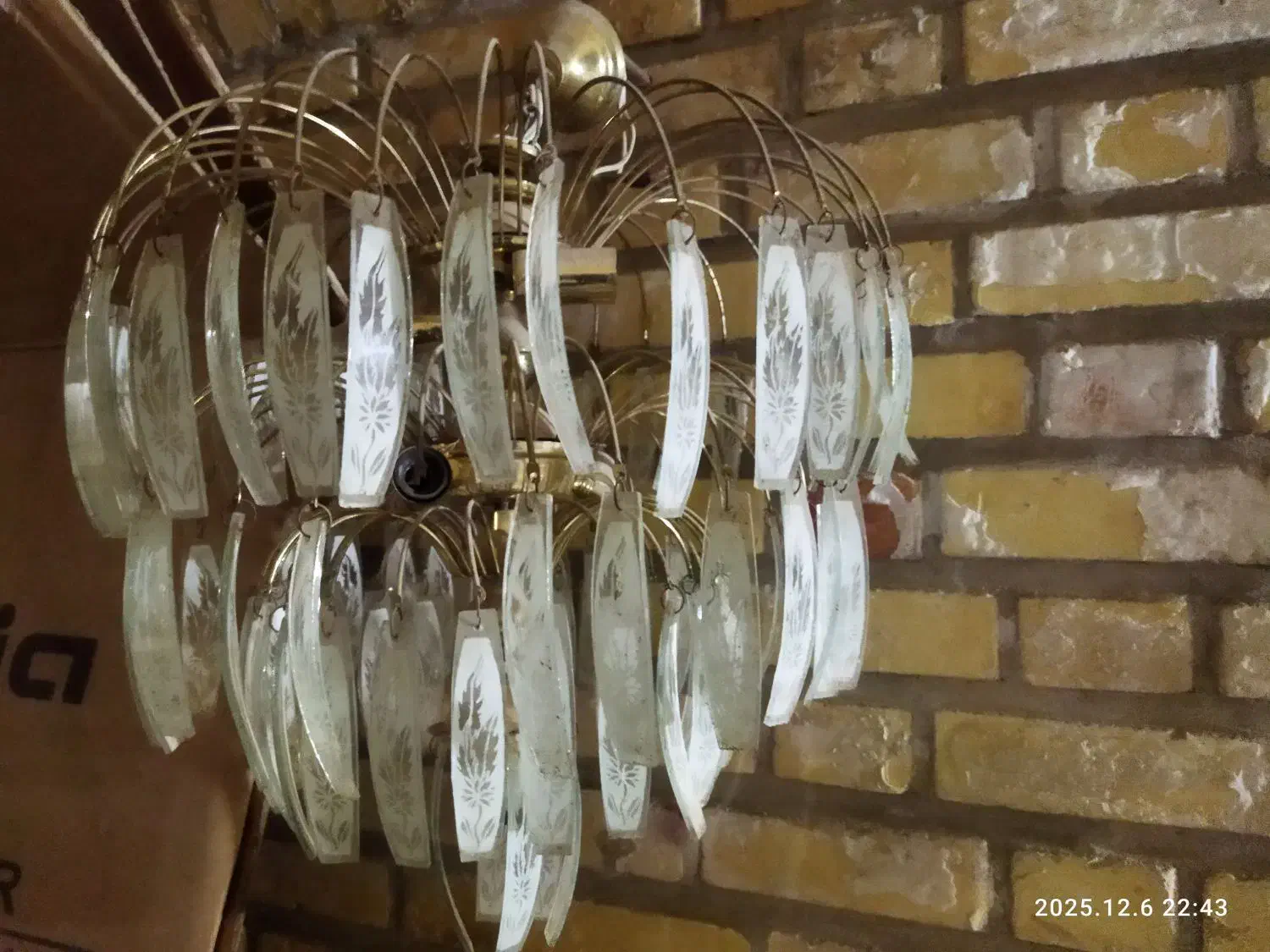 فروش دو عدد لوستر|لوستر و چراغ آویز|یزد, |دیوار