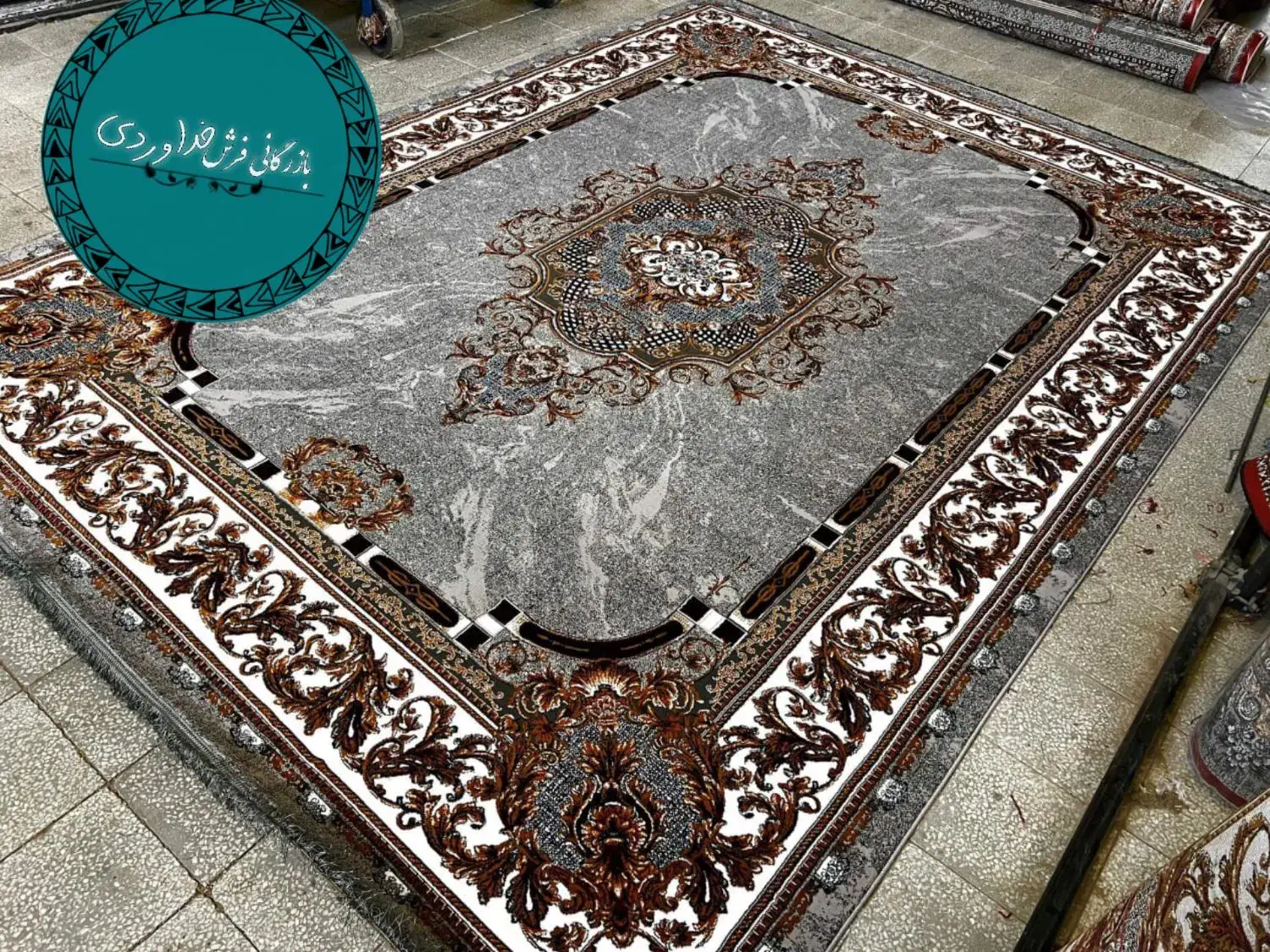 فرش جبالبارز (کاشان)|فرش|کرمان, |دیوار