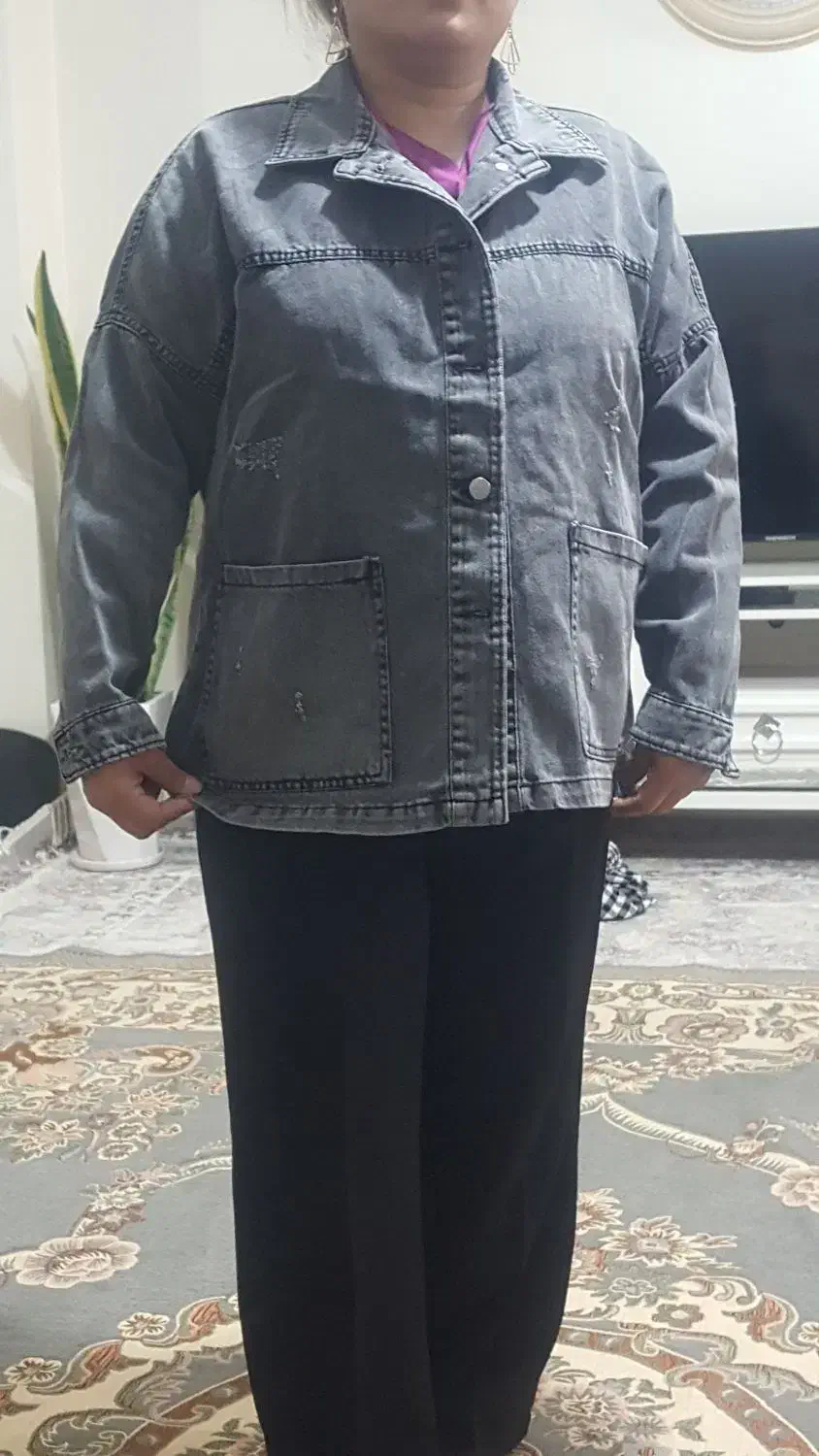 نیم تنه جین وکت جین.نو نونو سایز فری سایز۴۴|لباس|چهاردانگه (تهران), |دیوار