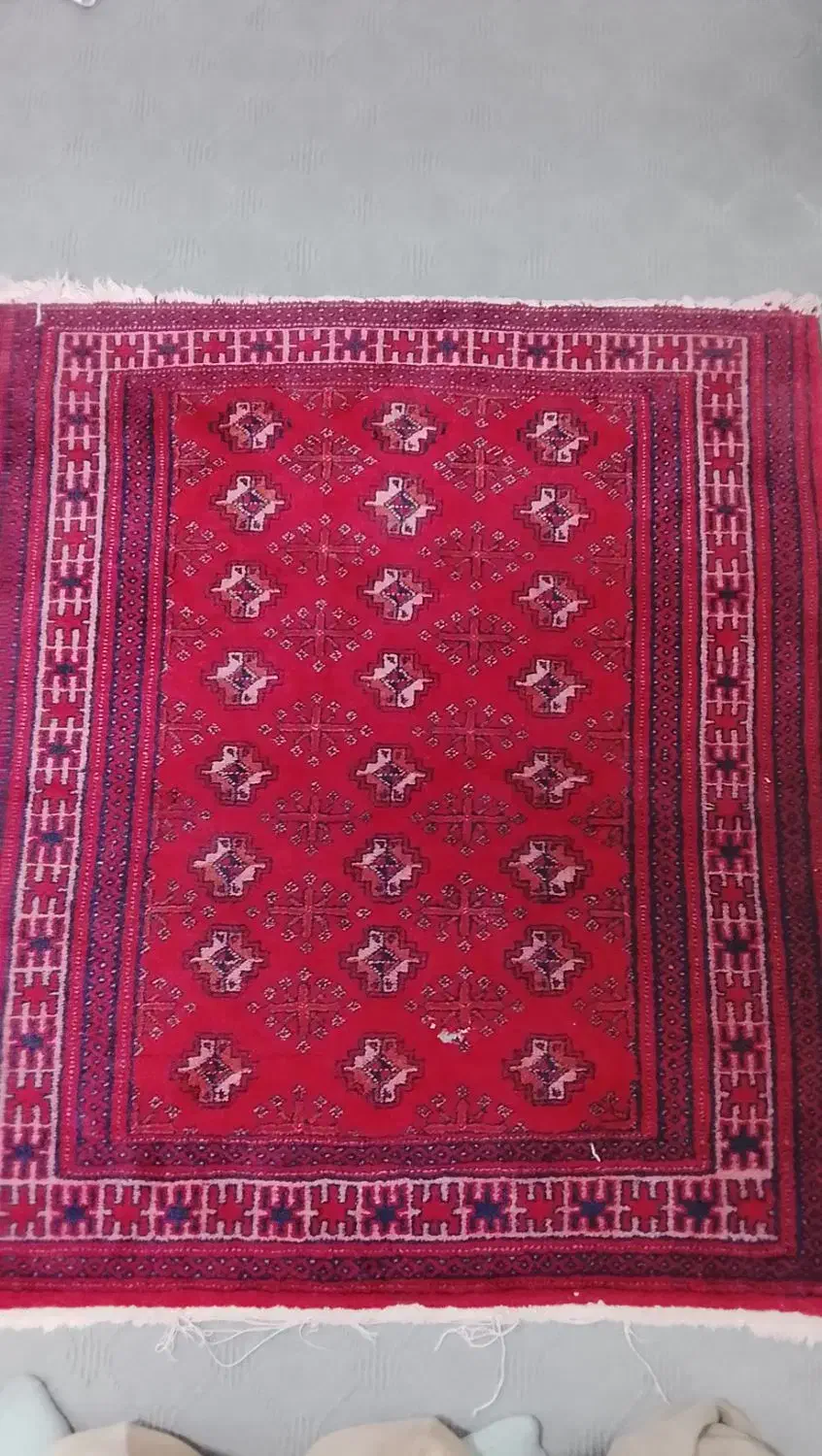 قالیچه دستباف ترکمن|فرش|بهارستان, |دیوار