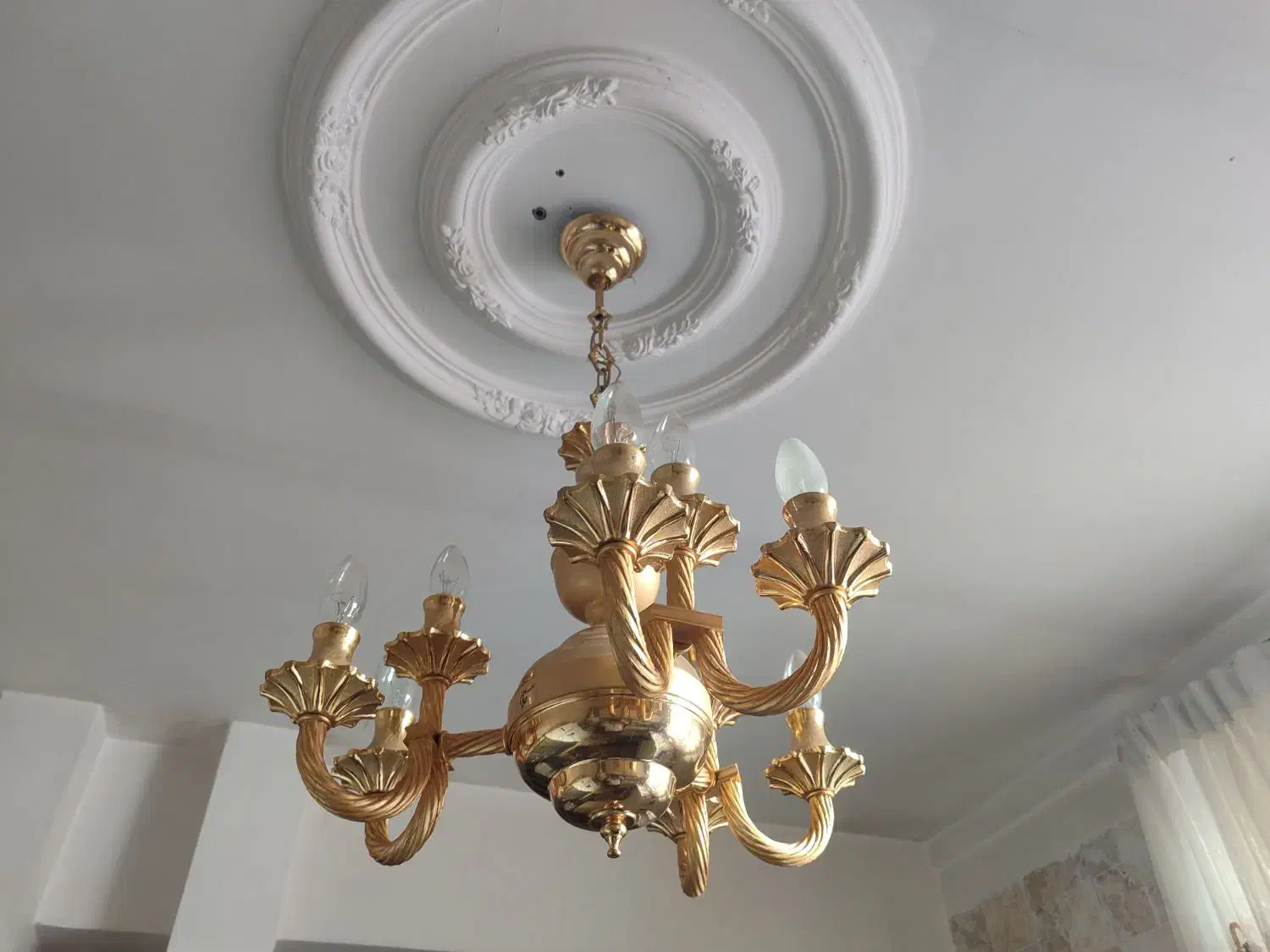 لوستر برنز|لوستر و چراغ آویز|خوی, |دیوار